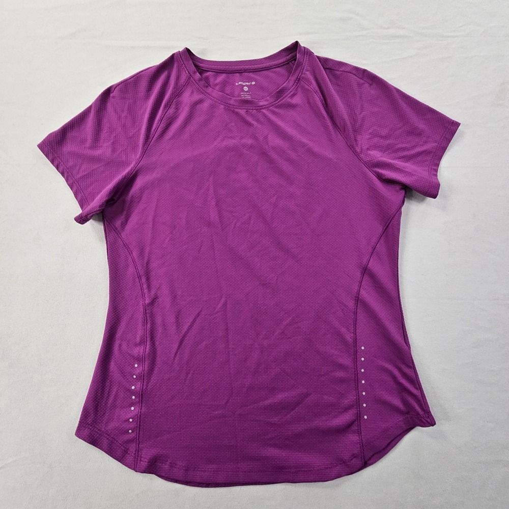 Layer 8 Qwick-Dry Pink Short Sleeve Performance T-Shirt Women's XS
